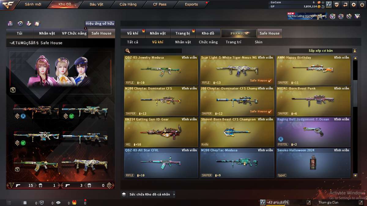 shop acc cf uy tin gia re